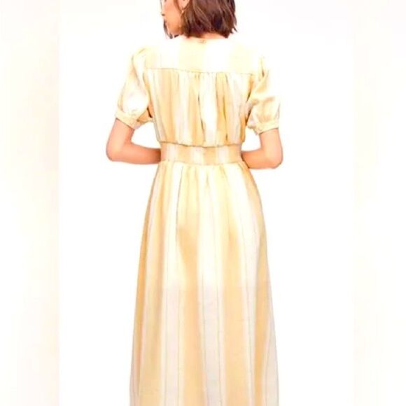 NWT Sam Edelman Christy Linen Blend Maxi Dress Size XL - Picture 2 of 11